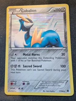 Cobalion 77/98 Emerging Powers Holo Pokemon Card | LP - Image 1