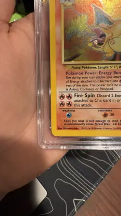 Charizard Base Set 4/102 CGC 8 HOLO RARE Pokemon Card CGC 8 NM-MINT - Image 5