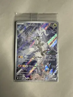 Pokemon TCG N's Reshiram Stamped Promo Holo Card 167/159 SV09 Journey Together - Image 1