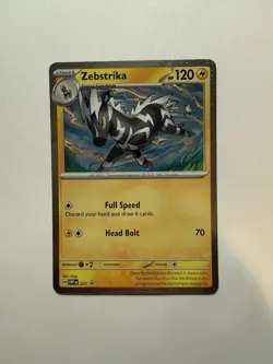 Zebstrika - 201 (Cosmos Holo) 201 Sv: Scarlet & Violet Promo Cards Holo - Image 1