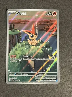 Pokemon TCG Victini SVP 208 Black Star Promo Card - NM - Scarlet & Violet - Image 1