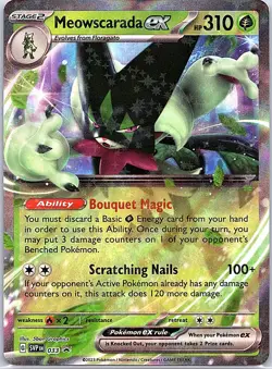 Meowscarada ex 033 SV: Scarlet & Violet Promo Cards - Image 1
