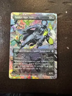 Spider-Man Noir Marvel's Spider-Man Borderless Foil Uncommon - Image 1