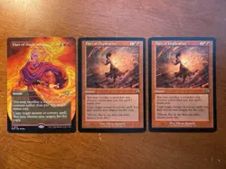 3x Flare Of Duplication Borderless + Retro Frame Lot MTG Modern Horizons 3 NM-M - Image 1