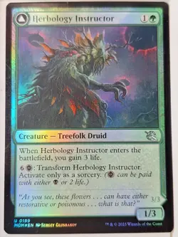 Herbology Instructor - FOIL March of the Machine - Magic the Gathering MTG Nice! - Image 1