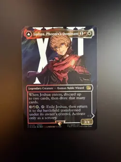 MTG Final Fantasy English Joshua, Phoenix's Dominant Borderless 0542 Surge Foil - Image 1