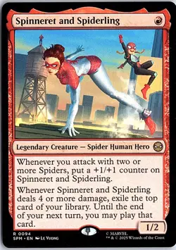 Spinneret and Spiderling R Marvel's Spider-Man 94 NM Magic - Image 1