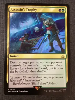 MTG Universes Beyond: Assassin's Creed #95 Assassin's Trophy NM - Image 1