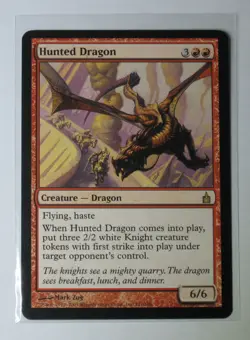 Hunted Dragon - Ravnica: City of Guilds - MTG Magic the Gathering - Image 1