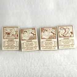 Citadel Gaming Inc Magic the Gathering Plastic Tokens 1995 Snake x4 MTG - Image 1