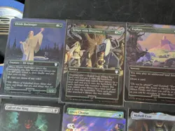 10x MTG LoTR Borderless/Extended Art Surge Foil & Foil Lot - Image 5