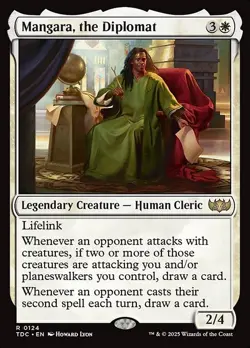 Mangara, the Diplomat Commander: Tarkir: Dragonstorm NM MTG Non-Foil - Image 1