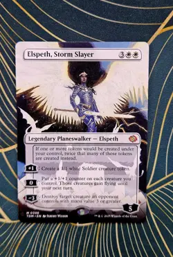 Elspeth, Storm Slayer (BORDERLESS) | Tarkir: Dragonstorm Regular (MTG) | NM EN - Image 1