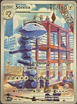 Steelix Paradox Rift 208/182 Illustration Rare 2023 Pokemon TCG Near Mint - Image 1