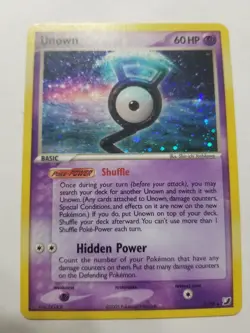 Unown (G) G/28 Unseen Forces Holo Lightly Played Pokemon TCG - Image 1