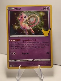 Mew 011/025 Celebrations Holo Rare Pokemon TCG NM++ - Image 1