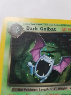 Dark Golbat 7/82 Team Rocket Pokemon TCG Holo Lightly Played - Image 2