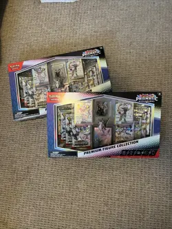 2 X Pokemon Prismatic Evolutions Premium Figure Collection ✅ IN HAND Brand New - Image 1