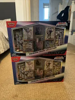 2 X Pokemon Prismatic Evolutions Premium Figure Collection ✅ IN HAND Brand New - Image 5