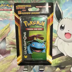 Pokemon TCG Generations Blister Booster Pack VENUSAUR ARTWORK SEALED - Image 1