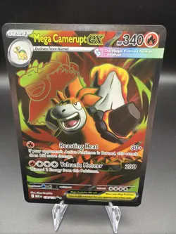 Mega Camerupt ex 156/132 - Pokemon Mega Evolution Card - NM - Image 1