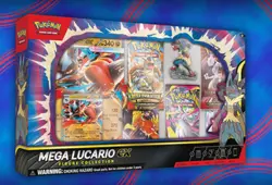 Pokemon TCG Mega Lucario ex Premium Figure Collection Box Factory Sealed - Image 1
