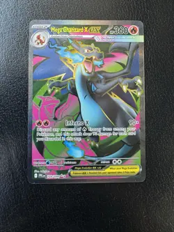 Pokemon TCG Card - Phantasmal flames - Mega Charizard X ex - 109/094 English - Image 1