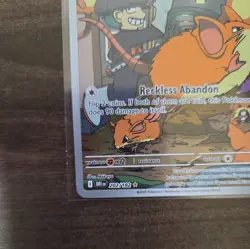 Pokemon TCG Team Rocket’s Raticate 202/182 Illustration Rare Near Mint English - Image 3