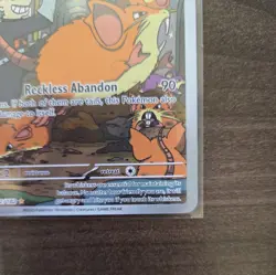 Pokemon TCG Team Rocket’s Raticate 202/182 Illustration Rare Near Mint English - Image 4