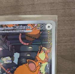 Pokemon TCG Team Rocket’s Raticate 202/182 Illustration Rare Near Mint English - Image 5