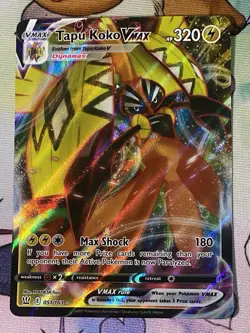 Tapu Koko VMAX 051/163 Battle Styles Ultra Rare Full Art Pokemon TCG - Image 1