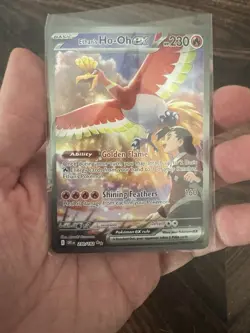 Ethan's Ho-Oh EX 230/182 Special Illustration Rare Destined Rivals Pokemon TCG - Image 1