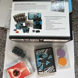 Pokemon TCG Black Bolt Elite Trainer Box ETB opened no packs 151 paldean surging - Image 3