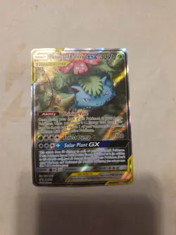 Pokemon TCG Venusaur & Snivy GX SM229 Full Art Tag Team Promo - Image 1