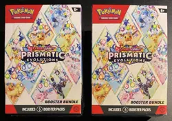 Pokemon TCG Scarlet & Violet Prismatic Evolutions Booster Bundle Box (Lot of 2) - Image 1