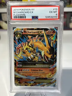 Pokemon 2014 XY Flashfire M Charizard EX 13/106 PSA 6 - Image 1