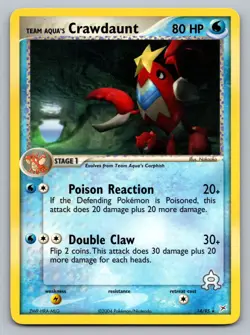Pokemon TCG Team Magma vs Team Aqua Team Aqua's Crawdaunt 14/95 - Image 1