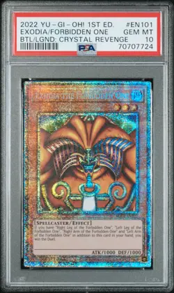 Yugioh PSA 10 Exodia the Forbidden One 1st Edition BLCR Starlight Rare Gem Mint! - Image 1