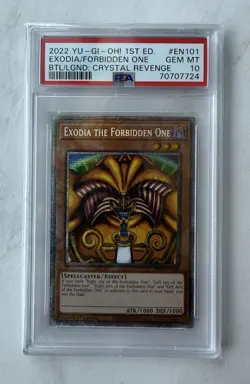 Yugioh PSA 10 Exodia the Forbidden One 1st Edition BLCR Starlight Rare Gem Mint! - Image 3