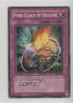 Pyro Clock of Destiny 1st Ed. YuGiOh Pharaonic Guardian #PGD-050 2003 - Image 1