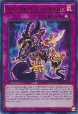Yugioh! Apophis the Serpent - MZTM-EN010 - Ultra Rare - 1st Edition Near Mint, E - Image 1
