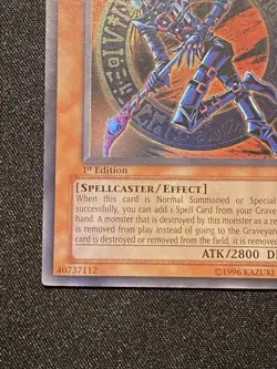 Dark Magician of Chaos IOC-065 1st Edition Ultra Rare LP Holo Bleed Yugioh 2004 - Image 5
