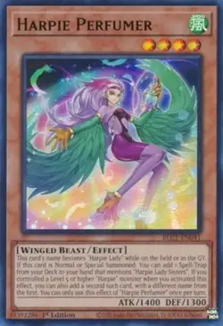 Yugioh! Harpie Perfumer - BLC1-EN041 - Ultra Rare - 1st Edition Near Mint, Engli - Image 1