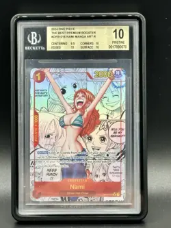 Nami Manga Art Rare Englisch - OP01-016 - BGS 10 - One Piece Chase Card - Image 1