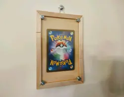 Pokemon Card Display Case/Frame Wooden Design Handcrafted - Image 2