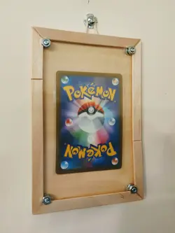 Pokemon Card Display Case/Frame Wooden Design Handcrafted - Image 3