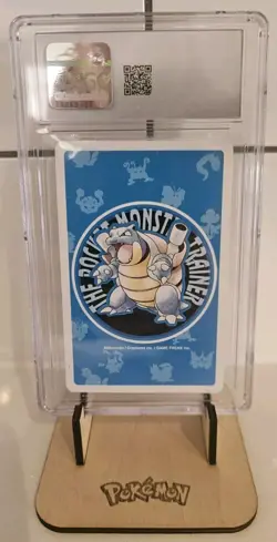 CGC 9 Rare 1996 Japanese Pokemon Poker Dragonite Blastoise Deck Playing Card - Image 2