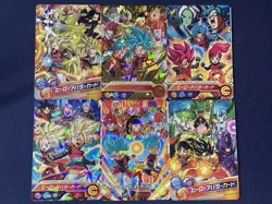 Lot of 6 Dragon Ball Heroes Avatar Cards Japan Bandai Hero Elite Berserker set - Image 1