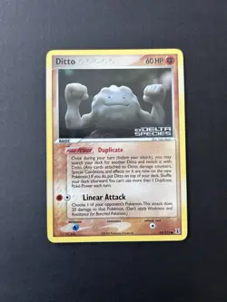Pokemon TCG Ditto EX Delta Species Card 62/113 Geodude Holo Stamped - Image 1