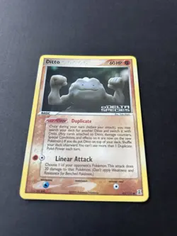 Pokemon TCG Ditto EX Delta Species Card 62/113 Geodude Holo Stamped - Image 2